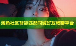 海角社区智能匹配同城好友畅聊平台