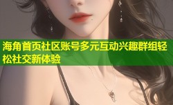 海角首页社区账号多元互动兴趣群组轻松社交新体验