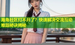 海角社区打不开了？快速解决交流互动难题秘诀揭秘