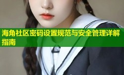 海角社区密码设置规范与安全管理详解指南