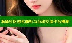 海角社区域名解析与互动交流平台揭秘