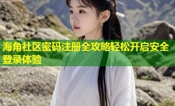 海角社区密码注册全攻略轻松开启安全登录体验
