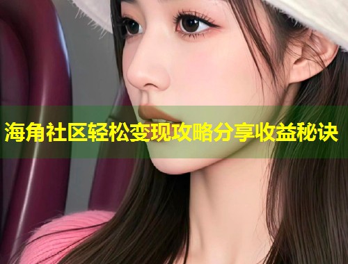 海角社区轻松变现攻略分享收益秘诀  第1张