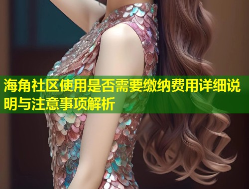 海角社区使用是否需要缴纳费用详细说明与注意事项解析  第2张