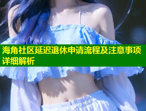 海角社区延迟退休申请流程及注意事项详细解析  第1张