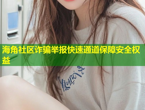 海角社区诈骗举报快速通道保障安全权益  第1张