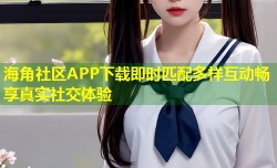 海角社区APP下载即时匹配多样互动畅享真实社交体验