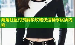 海角社区付费解锁攻略快速畅享优质内容